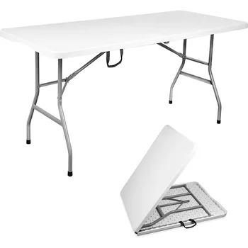 6ft Összecsukható Asztalok Asztal Összecsukható Asztal Piknik Kemping Kellékek Szék Kerti Étkezési Turisztikai Bútorok