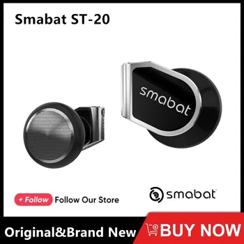 Smabat ST-10s/ST-20/ST-20 Pro Fül Horog Kiemelt Fülbe HIFI Fém Fülhallgató 15.4 mm-es Dinamikus Levehető MMCX Kábel ST10 ST10s M2Pro