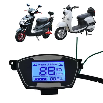 48-72V Elektromos Kerékpár LCD Kijelző Sebesség Vezérlőpult E-Bike Motor Speedmeter Képernyő tekerés közben fel is töltheted Tartozékok Alkatrészek
