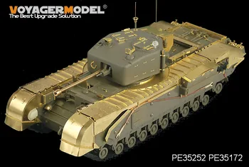 A Voyager Modell PE35252 1/35 második VILÁGHÁBORÚ Brit Churchill Mk.IV Gyalogság Tank Alap (alternatív üzemanyag ok KLUB 35154)
