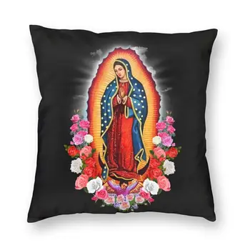 Szűz Mária, A Guadalupe párnahuzat Mexikói Katolikus Szent Földre párnahuzat Nappali Párnahuzat Otthoni Dekoráció
