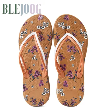 Női Nyári cipő koreai Divat Gyümölcsök Design, Kényelmes Papucs Flip Flop Alkalmi Csúszásmentes Pár Papucsot Lélegző Strand