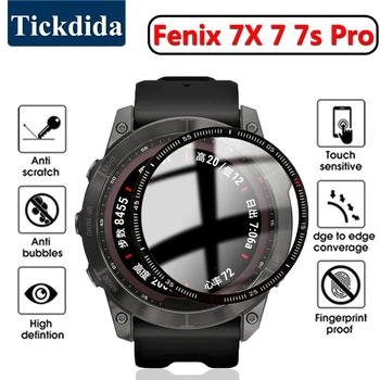 3D Védőfóliát a Garmin Fenix 7 7 7 S Pro Smartwatch Képernyő Védő Fedelet a Garmin Fenix 7X Pro Nem Edzett Üveg