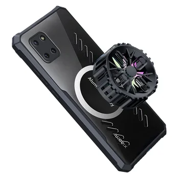Gamer Telefon tok Samsung Galaxy Note 10 Lite Grafén hőelvezetés Nyolcat Lyukak Lélegző Átlátszó Vékony Burkolat