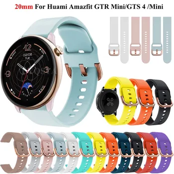20mm óraszíj Az Huami Amazfit GTS 4 2 mini 2e Szilikon Watchband a Amazfit GTS4 Bip U 3 pro GTR Mini 42mm Band Karkötő