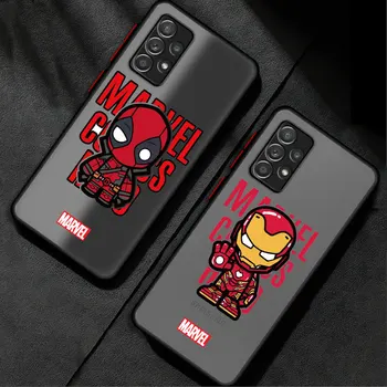 Marvel Avengers Spierman Puha Borító Ütésálló tok Samsung Galaxy a51-es A52 5G A70s A31 A32 A21s A50 A12 A50s A70 a30-as A71