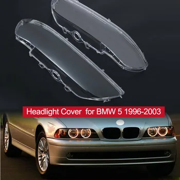 4 ajtós Bal-Jobb első Lámpa Lencse Fényszóró objektívvédőt 63128375301 63128375302 BMW 5 E39 facelift 1996-2003