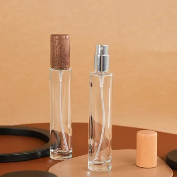 10ml Üveg Spray Palackot Hordozható Parfüm Adagoló Újratölthető Palack Minta Üveg Kozmetikai Konténer Utazási Üres Porlasztó