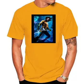 Aquaman Arthur Curry T-Shirt, Film, Képregény, Fikció, Felnőtt Póló Felső Póló Férfi Alkalmi Pamut Rövid Ujjú Plus Size Harajuku