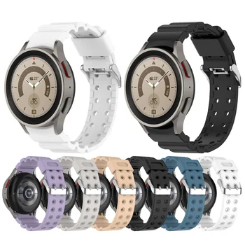 Szilikon óraszíj Samsung Galaxy Watch5 Pro Nézni 5pro Watchband Óra 5 Öv Watch4 Klasszikus Tartós Karkötő Correa