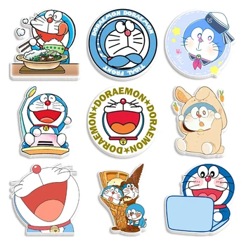 10db/sok Doraemon Aranyos Akril Flatback Síkbeli Gyanták Egyéni DIY Táska, Ékszer Kiegészítők