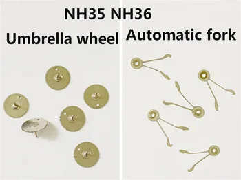 Vigyázz Tartozékok Alkalmasak Seiko NH35 NH36 Mozgalom Automatikus Egyik Kerék Esernyő Kerék Automatikus Villa Óra Alkatrészek