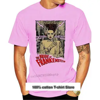 Camiseta de la novia de Frankenstein, camisa de színe caqui TERMÉSZETES, todas las tallas, S-5XL