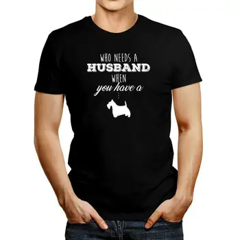 Kinek kell egy férj, ha van egy Skót Terrier póló