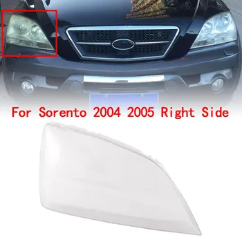 Autó Jobb Első Oldali Fényszóró Tiszta Lencse lámpaernyőt Shell Cover KIA Sorento 2004 2005