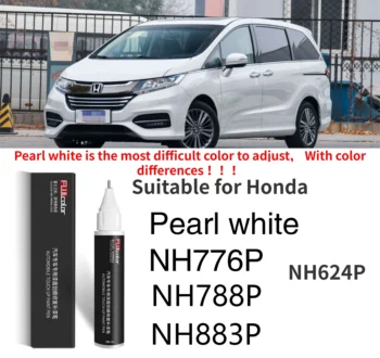 Alkalmas Honda fehér Touch-akár festékkel Toll, ecset NH624P gyöngy, fehér színű NH909P NH902P NH883P NH788P NH776P fehér
