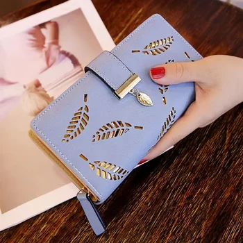 Egyszerű hosszú táska női táska kézzel elvégezni zsebében, táskájában anti-mágneses multi-card táska kis kézitáska