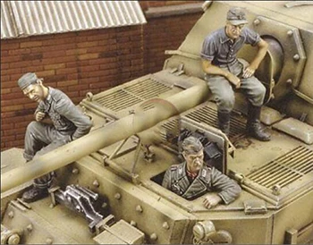 1/35 ősi tank Legénysége (NEM AUTÓ, csak 3 ember ) Gyanta ábra modelleket, Miniatűr gk Unassembly Festetlen