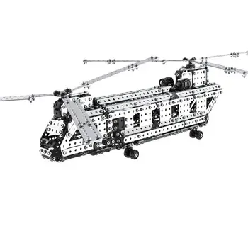 1413PCS,3D-s, fém rejtvények, precíz összeszerelés, katonai rajongók Chinook helikopter modellek, születésnapi ajándékok/modell dekoráció