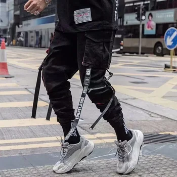 Kína-Elegáns, funkcionális stílusú overál férfi az őszi-téli laza hip-hop divat márka ins leggings halon nadrág áru pan