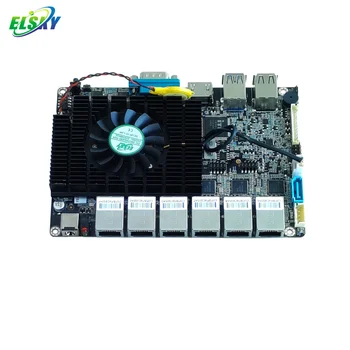 ELSKY beágyazott alaplap M780SE a CPU Kaby Tó 7. Generációs CORE i7 7500U 6*RJ45 LAN 2*USB3.0 4*USB2.0 COM1/COM2 RS232