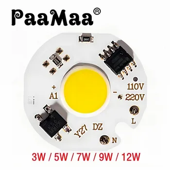 PaaMaa 3W 5W 7W 9W 10W 12W Y27 COB LED Chip Lámpa 220V Okos IC Nem Kell Driver LED Izzó Az Árvíz Fény, Hideg Fehér, Meleg Fehér