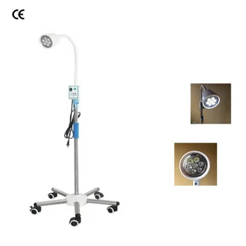 Mobil Állvány Magassága Állítható Led Kórházi Ellenőrzés Light Hordozható LED Mobil Ellenőrző Lámpa