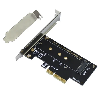 NVME M. 2 SSD-M Gombot, hogy a PCI-e Host Controller Bővítő Kártya Támogatja a M. 2 NGFF PCI-e NVME vagy AHCI, M-Kulcs
