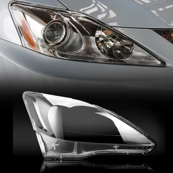 Jobb első Tiszta Fényszóró Fényszóró objektívvédőt lámpaernyőt Burkolat Műanyag Alkalmas Lexus IS250 IS300 IS350 2012-2008 2007 2006