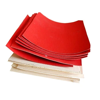 vulkanizált szál papír DIY késen tömítés armfuls septate papír szigetelés, papír, piros, fekete, 100*100 mm